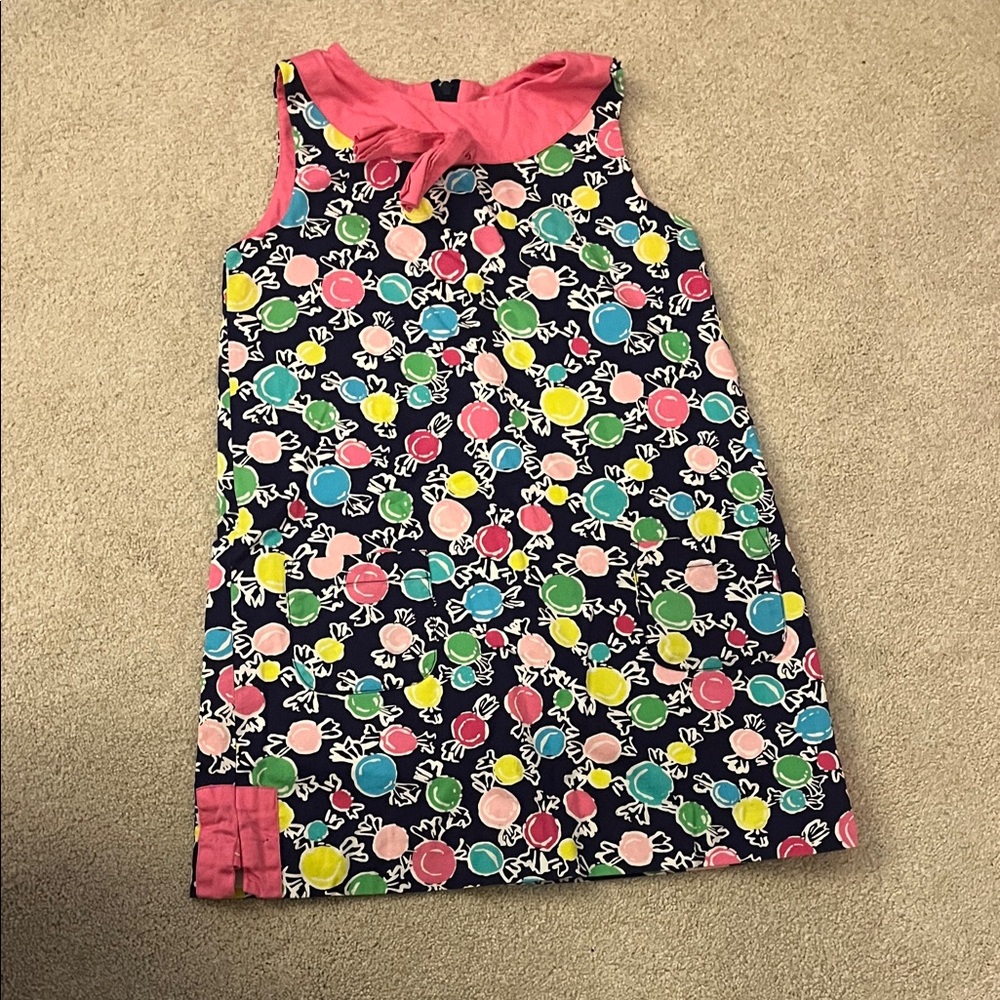 Lilly Pulitzer Kids Dress with Pink and Blue Pattern